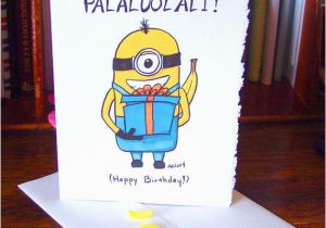 Despicable Me Birthday Cards Minion Birthday Card Despicable Me Banana