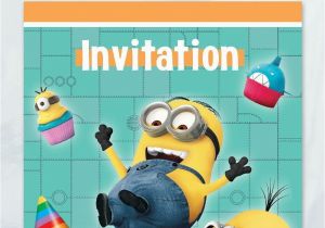 Despicable Me Birthday Invites Despicable Me 2 Minions Party Birthday Invitations with