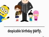 Despicable Me Birthday Invites Despicable Me Party Invitation Simple Living Creative