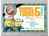 Despicable Me Birthday Invites Unavailable Listing On Etsy