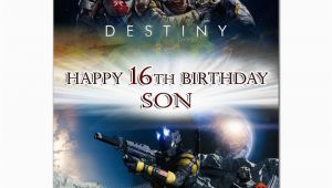 Destiny Game Birthday Card 229 Destiny Game Personalised Greeting Large A5 Card Best