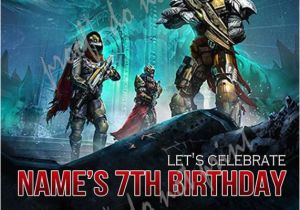 Destiny Game Birthday Card Personalized Photo Invitations Cmartistry Destiny the