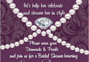 Diamonds and Pearls Birthday Invitations Dress Up the Quot Bride to Be Quot In Style with these Stylish and