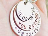 Different Birthday Presents for Him Me You Us Personalized Keychain Christmas Gifts for Him