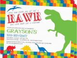 Dinosaur Birthday Invitation Wording Dinosaur Printable Invitation Birthday Party Diy T Rex