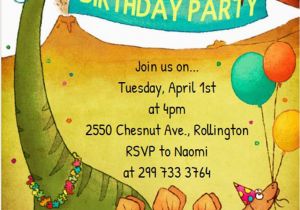 Dinosaur Birthday Party Invitation Wording 17 Dinosaur Birthday Invitations How to Sample Templates