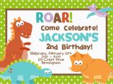 Dinosaur Birthday Party Invitation Wording Cretaceous Dinosaur Birthday Party Invitations Bagvania