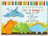 Dinosaur Birthday Party Invitation Wording Dinosaur Birthday Invitations Etsy