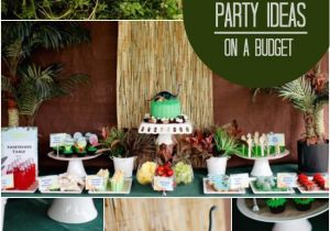 Dinosaur Decorations for Birthday Party Boy Bash Dinosaur Birthday Party On A Budget