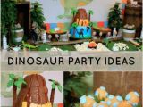 Dinosaur Decorations for Birthday Party Dinosaur themed 2nd Birthday Party Spaceships and Laser