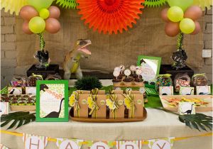 Dinosaur Decorations for Birthday Party Kara 39 S Party Ideas Dino Mite Jurassic Dinosaur Birthday