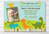 Dinosaur First Birthday Invitations Dinosaur Birthday Invitation Boy Dinosaur 1st Birthday