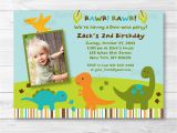 Dinosaur First Birthday Invitations Dinosaur Birthday Invitation Boy Dinosaur 1st Birthday