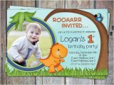 Dinosaur First Birthday Invitations Lil 39 Dino First Birthday Invitation