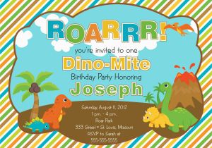 Dinosaur Photo Birthday Invitations 17 Dinosaur Birthday Invitations How to Sample Templates