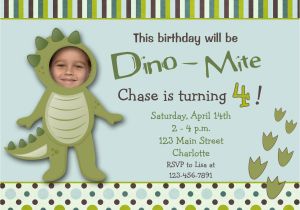 Dinosaur Photo Birthday Invitations 17 Dinosaur Birthday Invitations How to Sample Templates