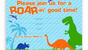 Dinosaurs Birthday Invitations Printable 17 Dinosaur Birthday Invitations How to Sample Templates