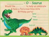 Dinosaurs Birthday Invitations Printable Boys Dinosaur theme Birthday Party Invitations Kids