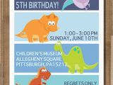 Dinosaurs Birthday Invitations Printable Items Similar to Printable Dinosaur Birthday Invitation