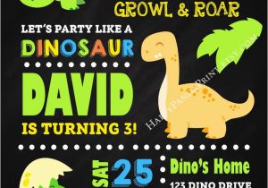 Dinosaurs Invitation for Birthday Dinosaur Birthday Invitation orderecigsjuice Info