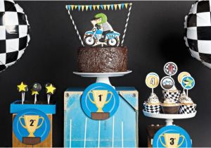 Dirt Bike Birthday Decorations Boy Bash Dirt Bike Birthday Dessert Table Spaceships