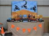 Dirt Bike Birthday Decorations Kara 39 S Party Ideas Dirt Bike themed Birthday Party with