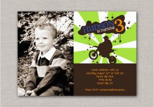 Dirt Bike Birthday Invitations Dirt Bike Birthday Invitation by Announcingyou On Etsy