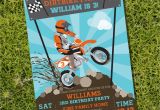 Dirt Bike Birthday Invitations Dirt Bike Party Invitation Motorbike Party Motocross Party