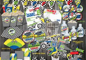 Dirt Bike Birthday Party Decorations On Sale Dirt Bike Birthday Packagedirt Bike Party Package