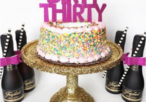 Dirty 30 Birthday Decorations Dirty Thirty Cake topper Birthday Party Party by