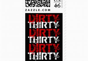 Dirty 30 Birthday Invitation Templates Dirty Thirty Birthday Black White Red Template Invitation