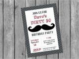 Dirty 30 Birthday Invitations Printable Male 30th Birthday Invitation Dirty 30 Invitation