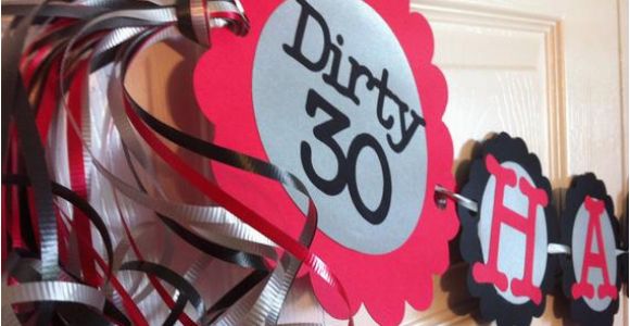 Dirty Birthday Gifts for Him 30th Birthday Decorations Dirty Thirty Personalization