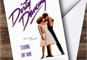 Dirty Dancing Birthday Card Spoof Dirty Dancing Movie Film Poster Personalised