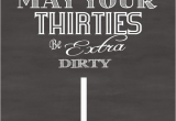 Dirty Thirty Birthday Cards Dirty 30 Party Ideas 30th Birthday Birthday 30th