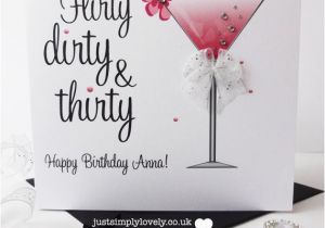Dirty Thirty Birthday Cards Flirty Dirty Thirty Birthday Card