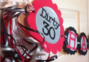 Dirty Thirty Birthday Decorations 30th Birthday Decorations Dirty Thirty Personalization