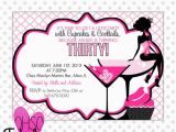 Dirty Thirty Birthday Invitations Items Similar to Dirty 30 Birthday Invitation Cupcakes