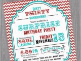 Dirty Thirty Birthday Invitations Items Similar to Dirty Thirty Surprise Birthday Party