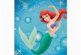 Disney Birthday Cards Online Ariel Birthday Card Disney Zazzle