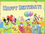 Disney Birthday Cards Online Disney Happy Birthday Clipart Clipart Suggest