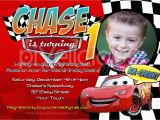 Disney Cars Personalized Birthday Invitations Disney Cars Birthday Invitation Cimvitation