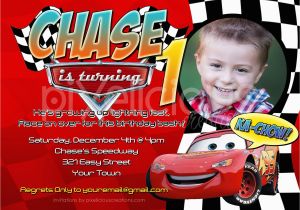 Disney Cars Personalized Birthday Invitations Disney Cars Birthday Invitation Cimvitation