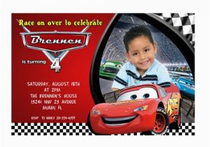 Disney Cars Personalized Birthday Invitations Disney Cars Birthday Invitations