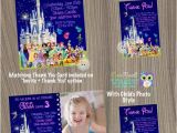 Disney Character Birthday Invitations Disney Castle Invitation Disney Characters Invitation