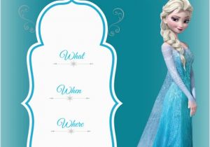 Disney Frozen Birthday Invitation Templates 7 Best Images Of Frozen Birthday Party Invitation