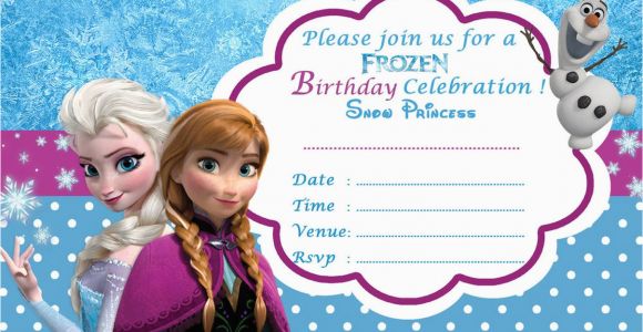 Disney Frozen Birthday Invitation Templates Frozen Free Printable Invitation Templates