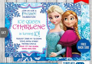 Disney Frozen Birthday Invites Disney Frozen Birthday Invitation by Templatemansion On