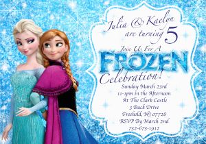 Disney Frozen Birthday Invites Disney S Frozen Winter Birthday Invitation Printable