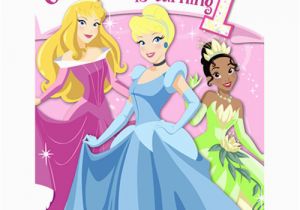 Disney Princess 1st Birthday Invitations 1st Birthday Princess Invitations Ziggos Com